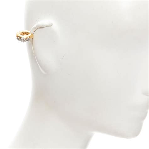 fendi ear cuff gold|Women's Designer Earrings & Brooches .